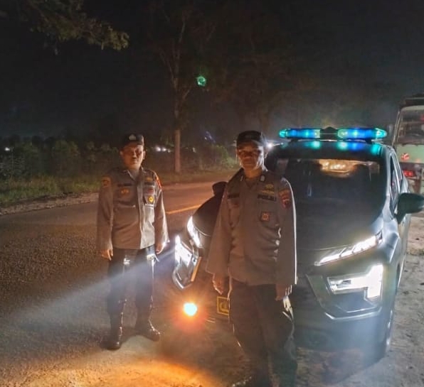 Cegah Kejahatan Jalanan, Polsek Lima Puluh Perkuat Patroli
