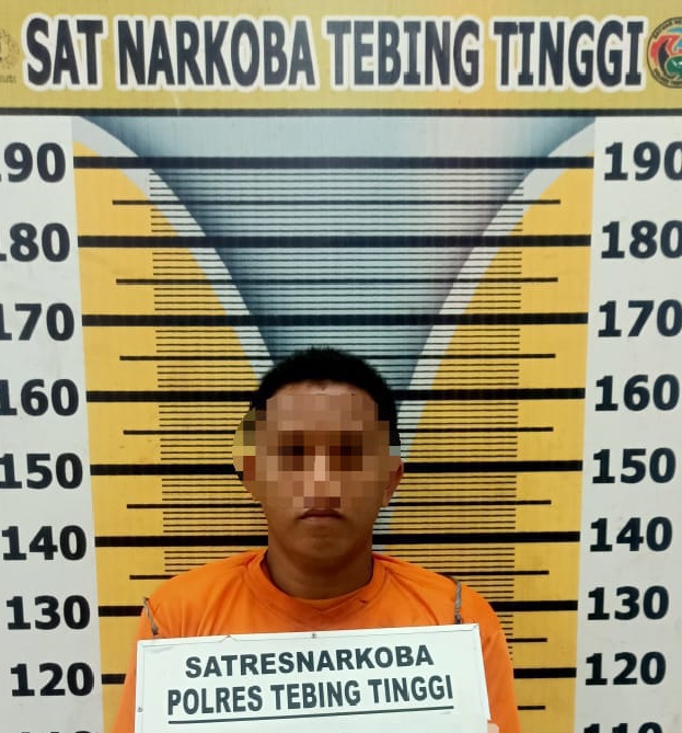 Miliki 8 Paket Sabu, MR Ditangkap Sat Resnarkoba Polres Tebing Tinggi