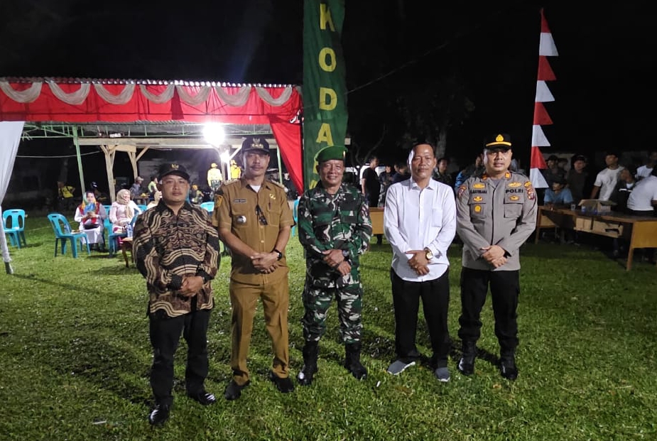 Kapolsek Sipispis AKP Syamsul Arifin Batubara Hadiri Serah Terima Pleton Beranting Yudha Wastu Pramuka Jaya