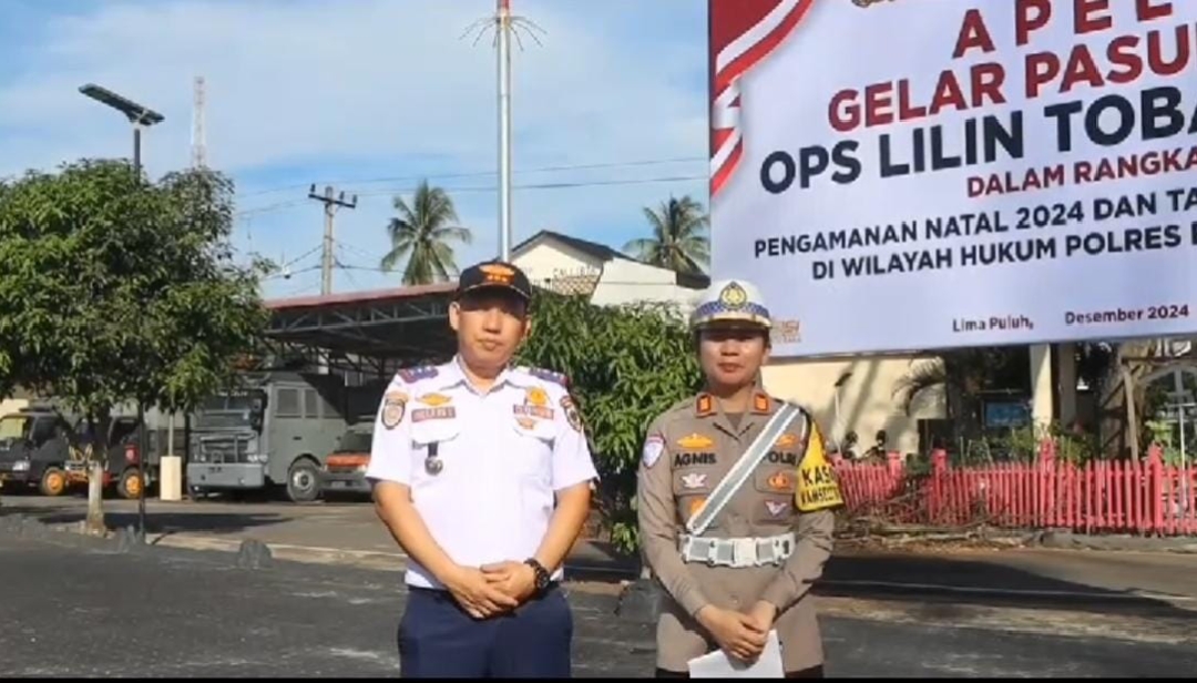 Pastikan Pelayanan di Pos Pam dan Pos Ya Ops Lilin Toba Kondusif, Personil Polres Batubara Menempati Pos