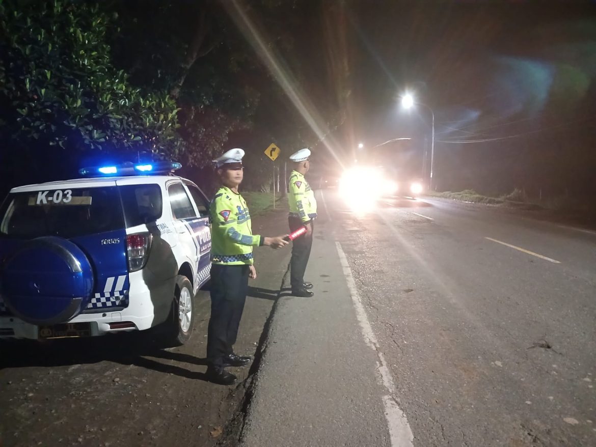 Sat Lantas Polres Batu Bara Patroli Kamseltibcar Lantas