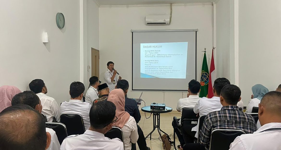 Langkah Inovatif Kakan BPN Sergai, Validasi Data Aset Instansi Pemerintah