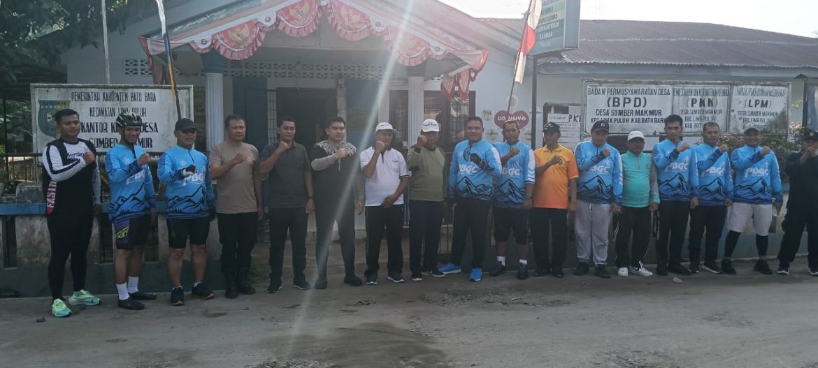 Kapolres Batu Bara Gowes Bersama Warga, Bangun Kamtibmas Pasca Pilkada 2024