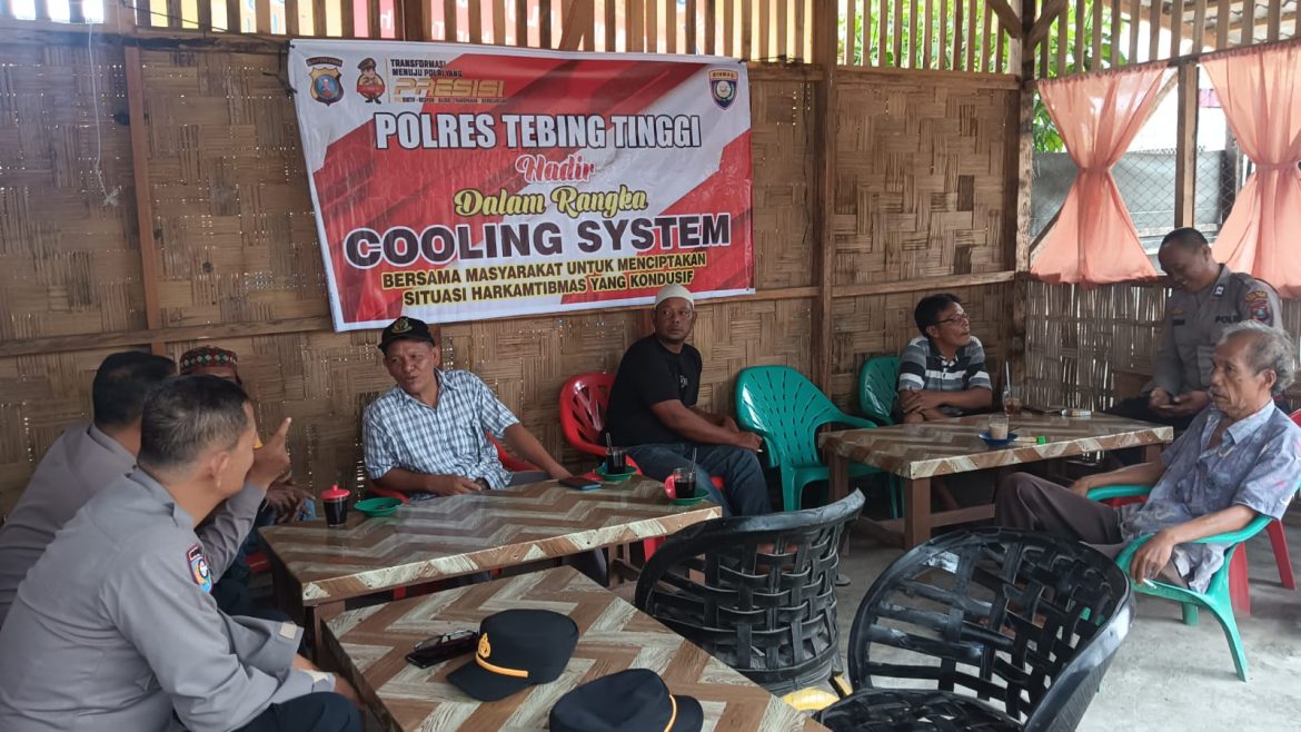 Polres Tebing Tinggi Gelar Kegiatan Cooling System Ciptakan Kamtibmas
