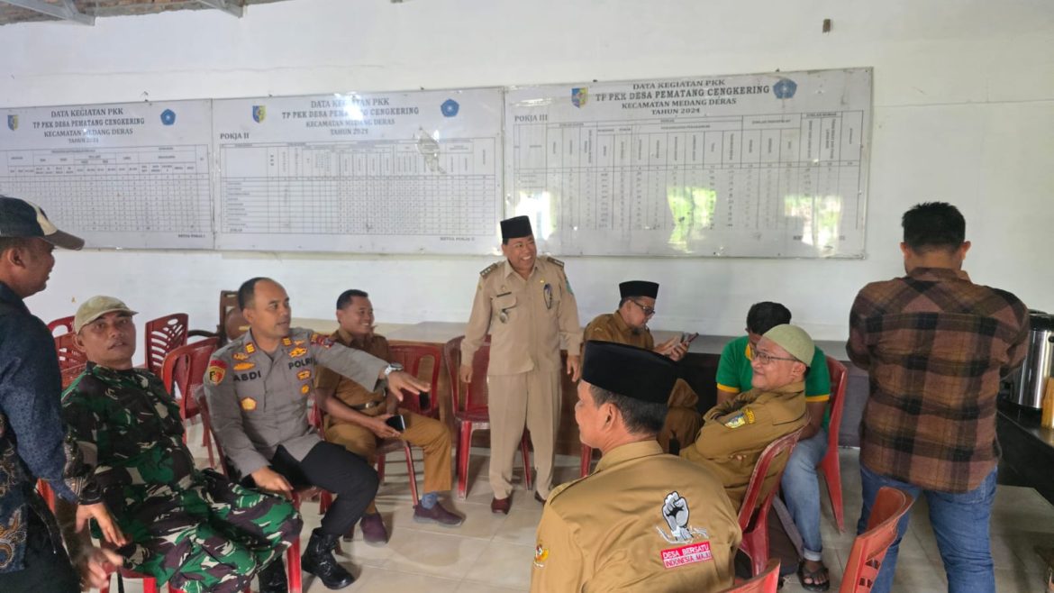 Kapolsek Medang Deras AKP Abdi Tansar, S.H, M.H Cooling System Pasca Pilkada 2024
