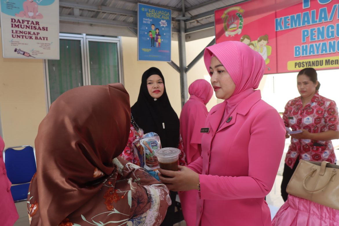 Bhayangkari Batu Bara Gelar Posyandu Bulanan, Tingkatkan Kesehatan Ibu dan Anak