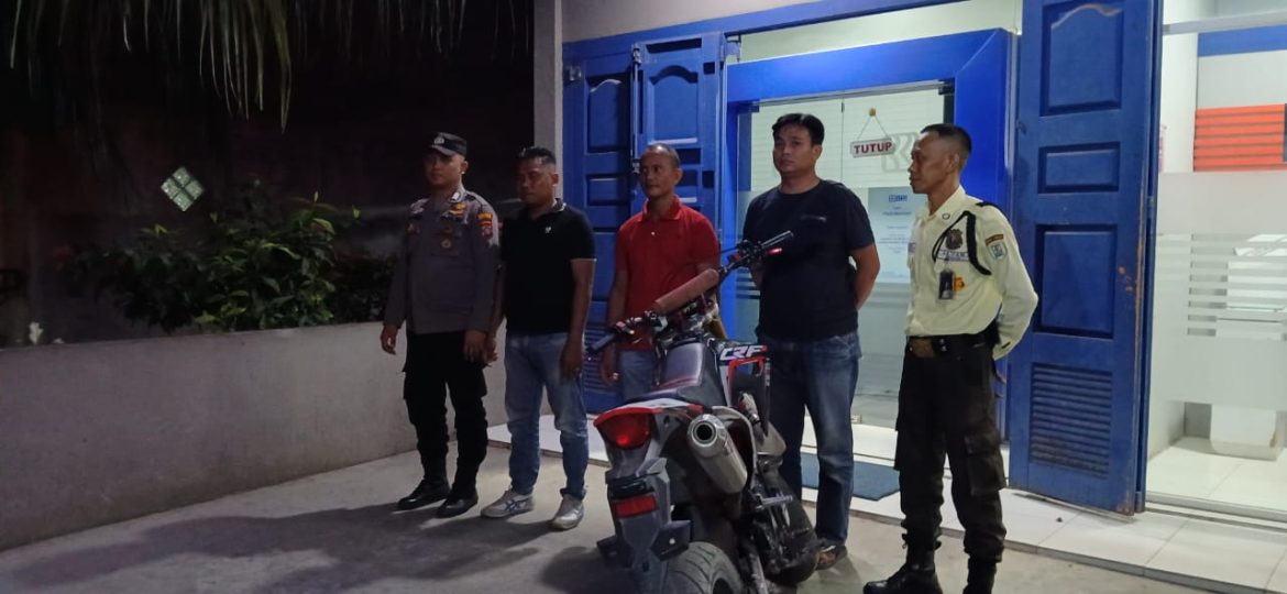 Antisipasi Gemot dan Balap Liar, Polsek Medang Deras Patroli Mobile
