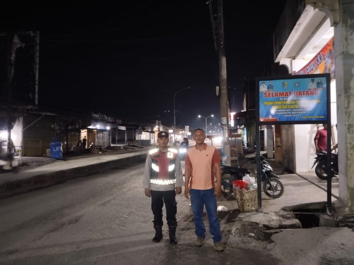Polsek Labuhan Ruku Patroli Antisipasi Kejahatan Disejumlah Lokasi