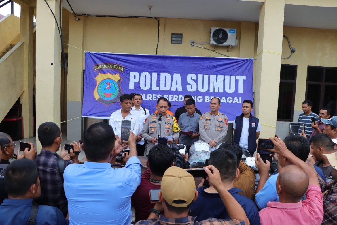 Polres Sergai Ringkus Pelaku Pembunuhan Pelajar