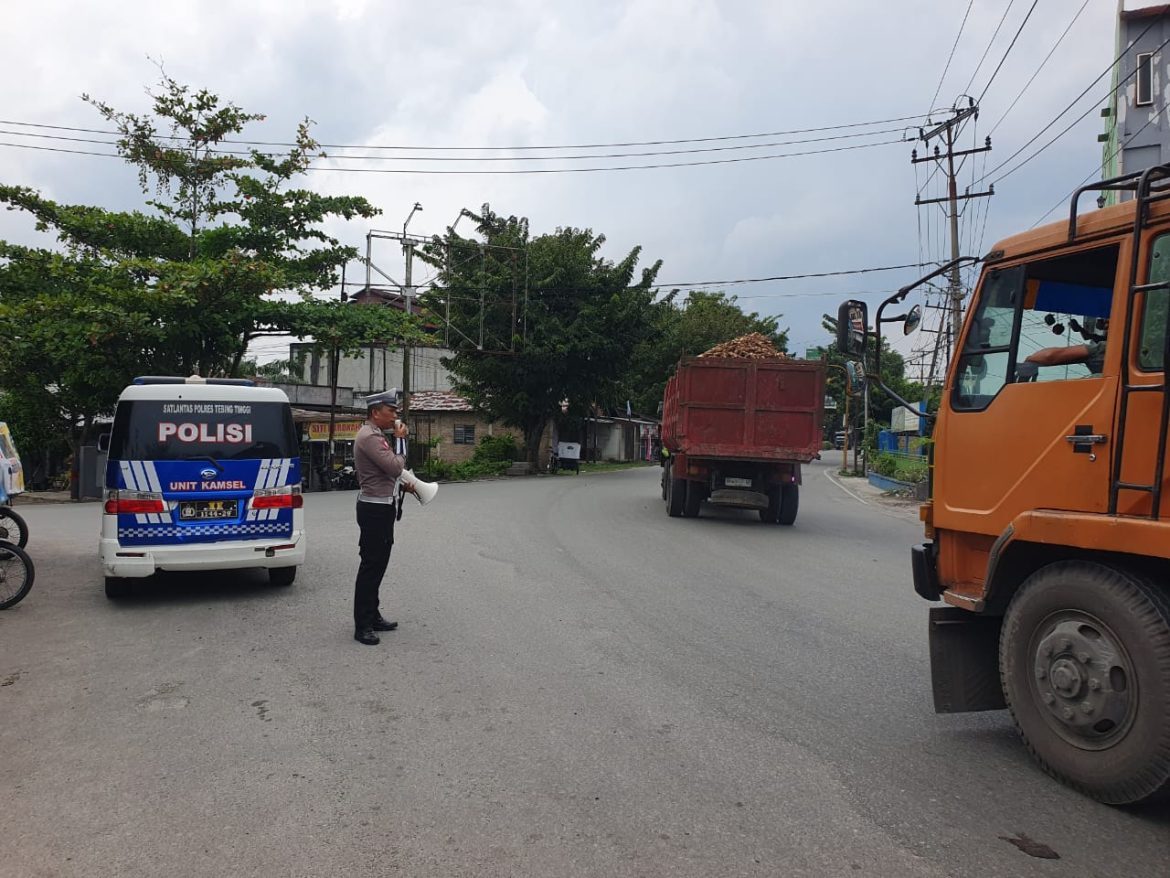 Sat Lantas Polres Tebing Tinggi Edukasi Keselamatan Berlalulintas