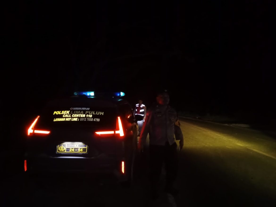 Polsek Lima Puluh Gelar Patroli Mobile Antisipasi Geng Motor dan Kejahatan Jalanan