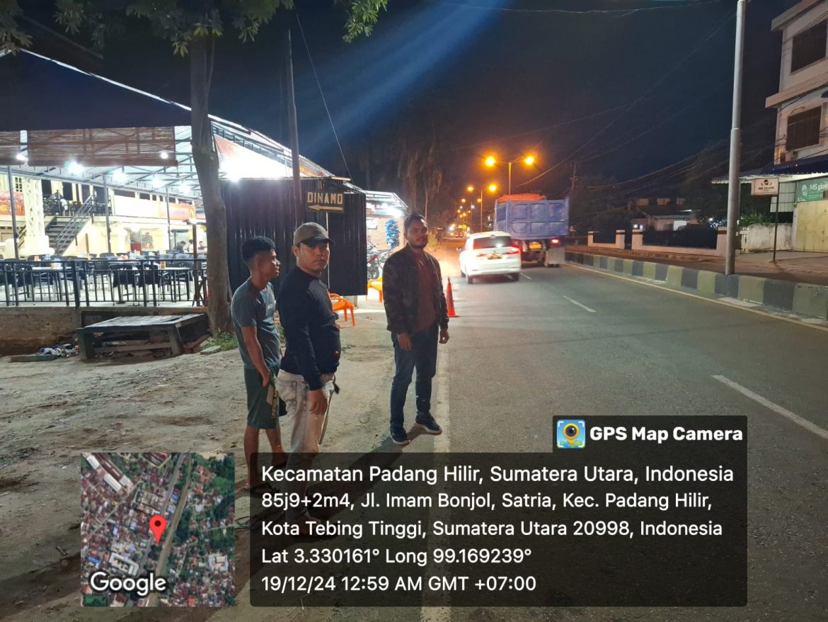 Sat Reskrim Polres Tebing Tinggi Tingkatkan Patroli Antisipasi Kejahatan Jalanan