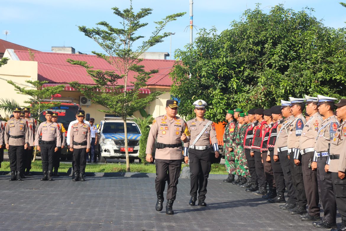Polres Batu Bara Gelar Apel Pasukan Operasi Lilin Toba 2024 untuk Amankan Natal dan Tahun Baru
