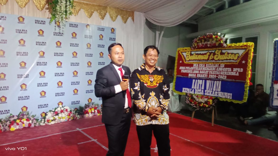 Dea Eka Rizaldi S.H resmi dilantik melalui pergantian antar waktu (PAW ) Sebagai Angota DPRD propinsi Jawa barat