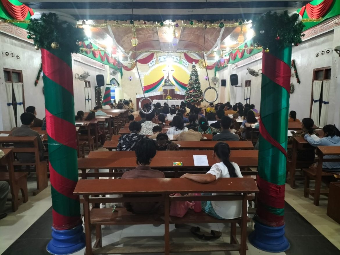 Polsek Padang Hulu Pengamanan Perayaan Natal di Enam Lokasi Berbeda