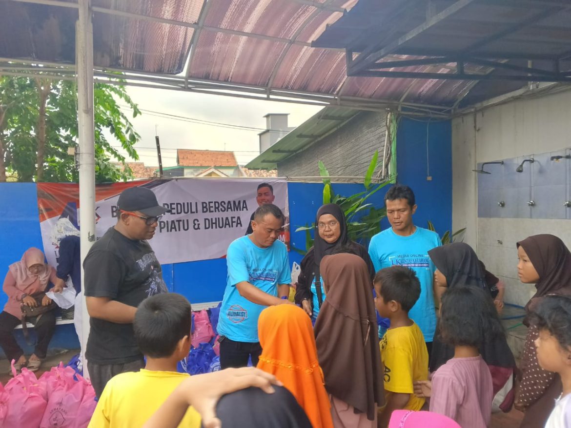 Rangkaian Anniversary Lintaskarawang.com: Berbagi Kebahagiaan Bersama 150 Anak Yatim