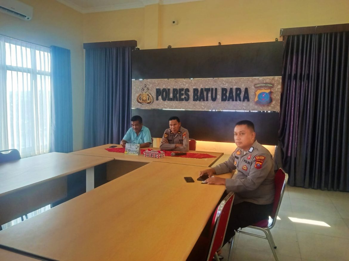 Polres Batu Bara Zoom Meting Penerimaan Peserta Didik Baru
