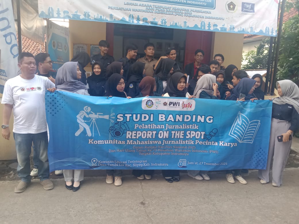 Pers Indramayu Bangun Kolaborasi Kawasan Literasi Terintegrasi Menandai Launching Hari Pers Nasional 2025 dan HUT PWI