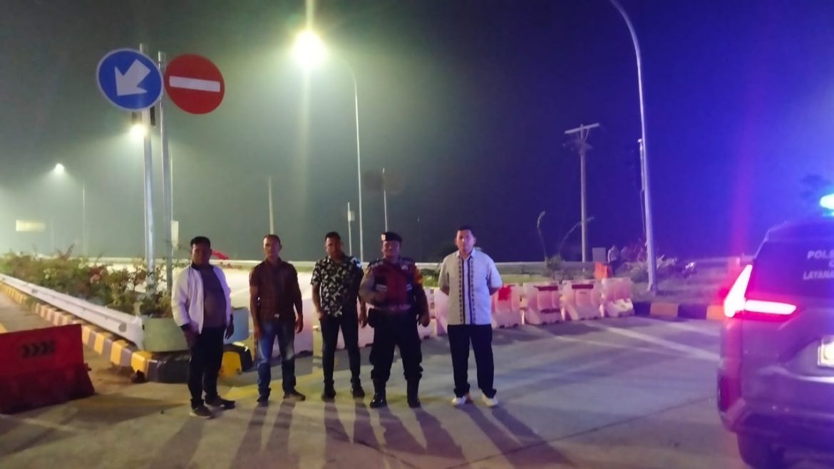 Antisipasi Aksi Geng Motor dan Balap Liar, Polsek Medang Deras Laksanakan Patroli Mobile
