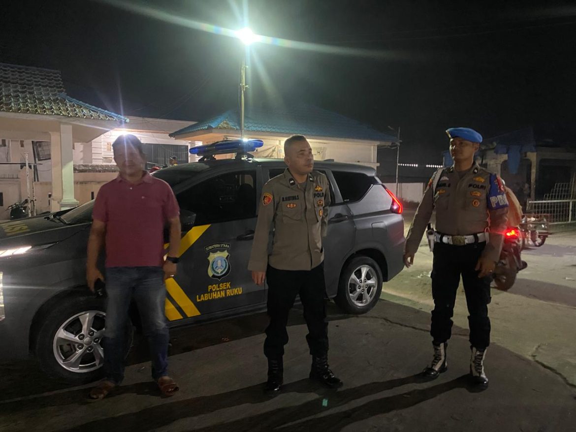 Polsek Labuhan Ruku Gelar Patroli Antisipasi Aksi Kejahatan Malam