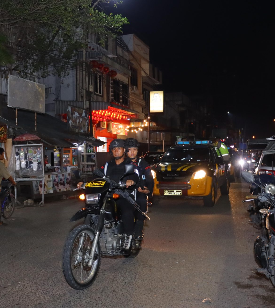 Jelang Akhir Tahun, Kapolres Tebing Tinggi Pimpin Patroli Skala Besar