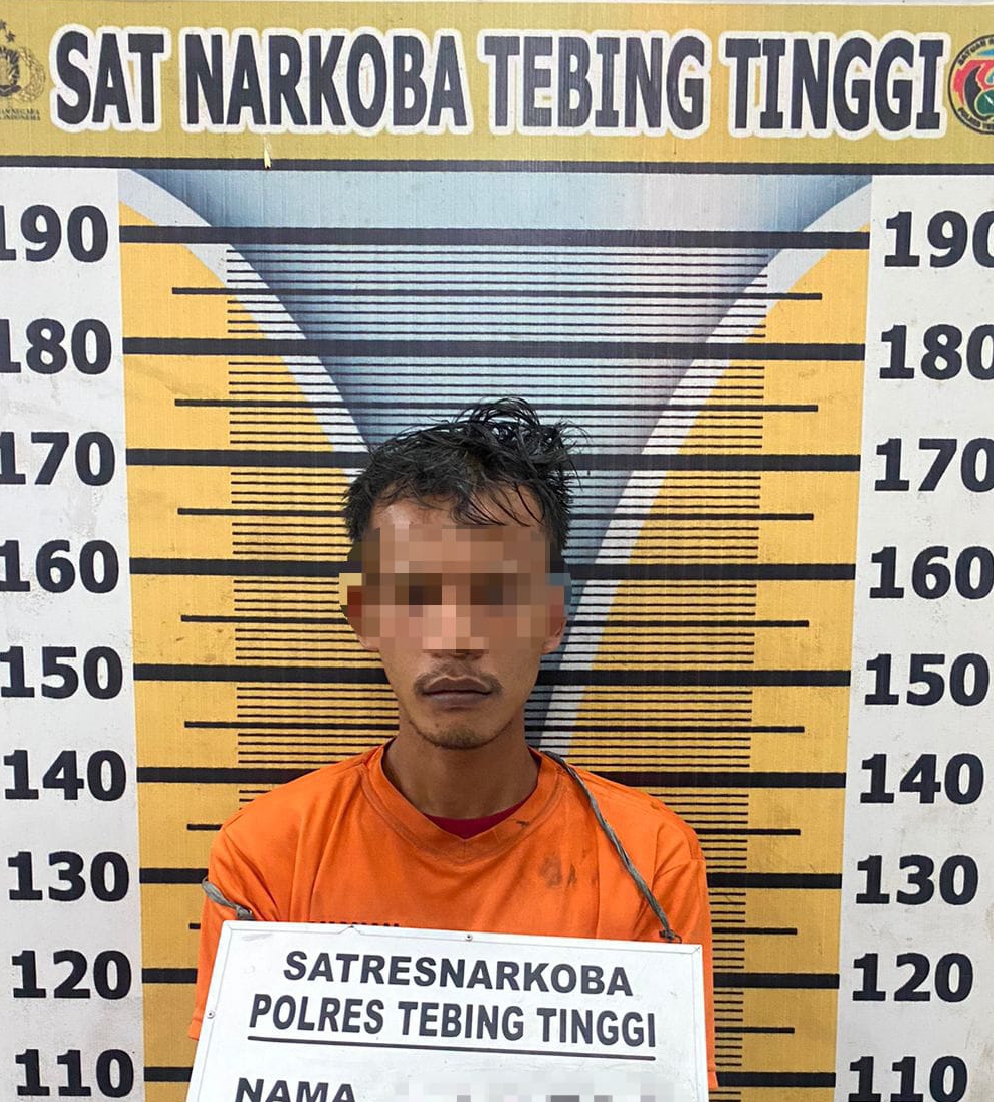 Sat Resnarkoba Polres Tebing Tinggi Tangkap Pengedar Sabu