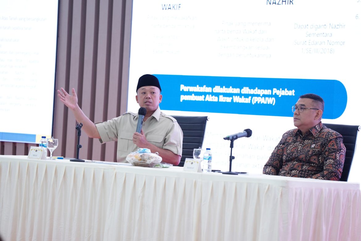 Berikan Kepastian Hukum terhadap Tanah Wakaf dan Rumah Ibadah, Menteri Nusron: Kita Akan Lakukan Percepatan di Tahun 2025