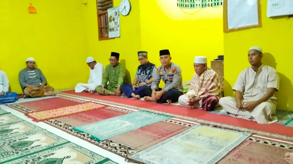 Kapolsek Medang Deras AKP Abdi Tansar, S.H, M.H Gelar Cooling System dan Sholat Subuh Berjamaah