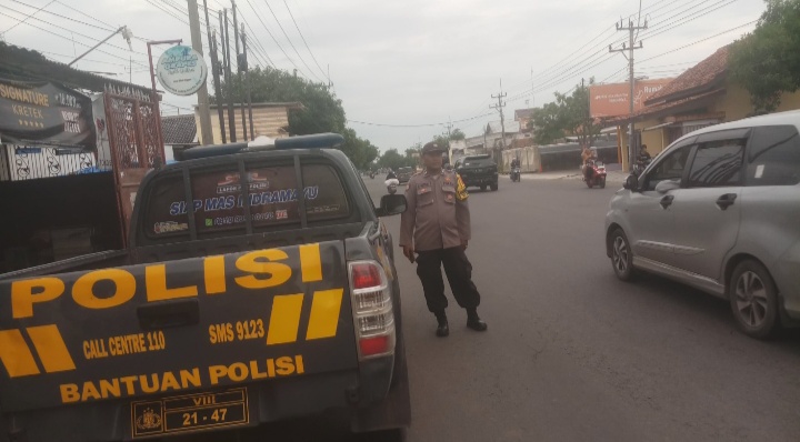 Polsek Kedokan Bunder Intensifkan Patroli Jaga Stabilitas Kamtibmas