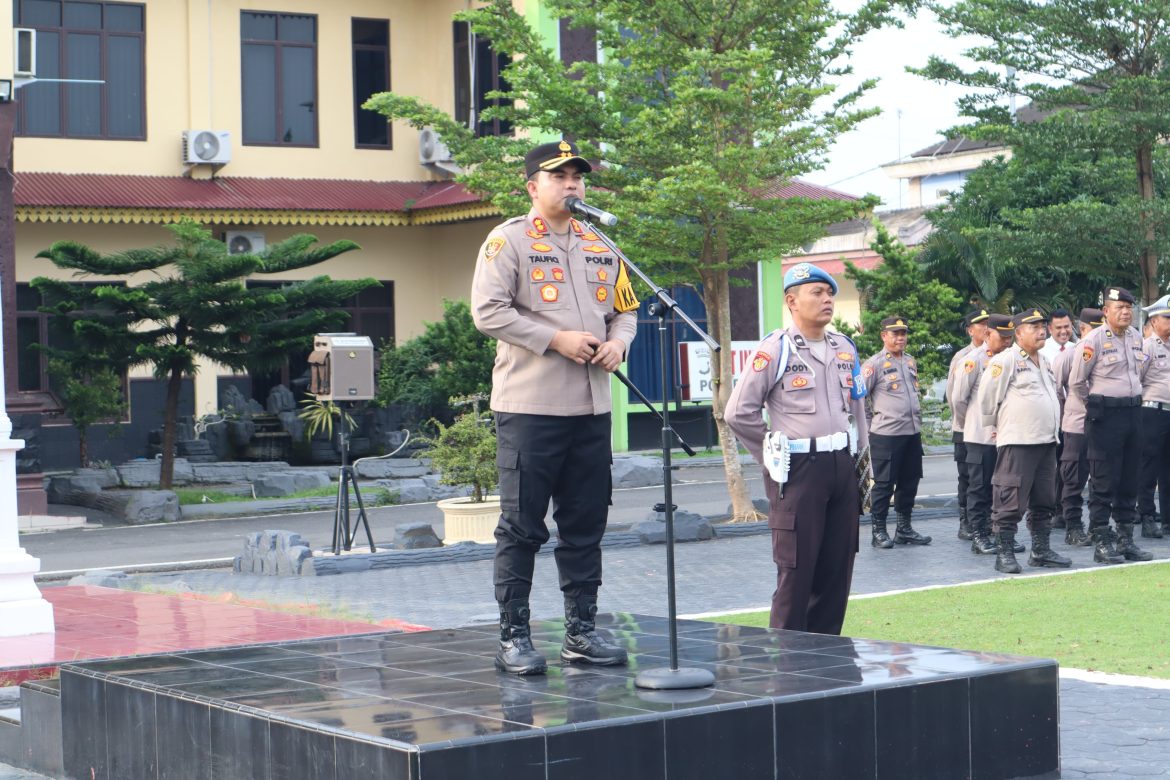 Kapolres Batu Bara Pimpin Apel KRYD Pertama Tahun 2025