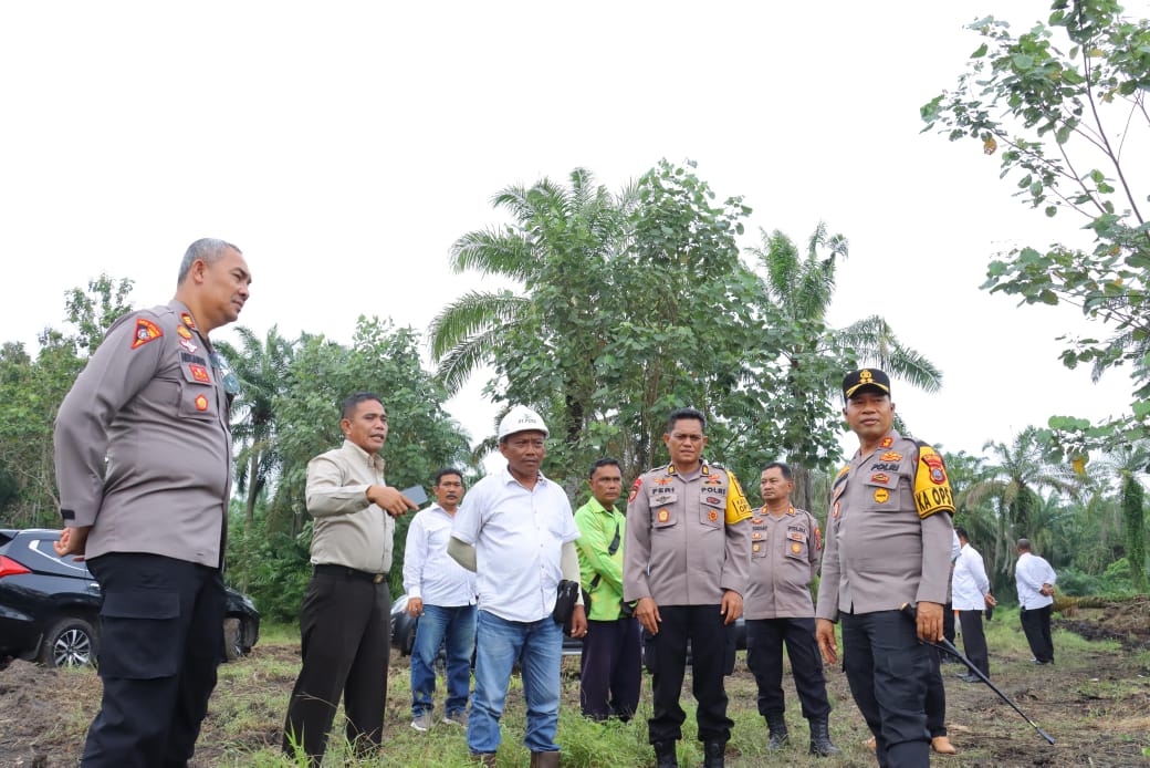Dukung Program Asta Cita, Kapolres Tebing Tinggi Tinjau Lahan Ketahanan Pangan