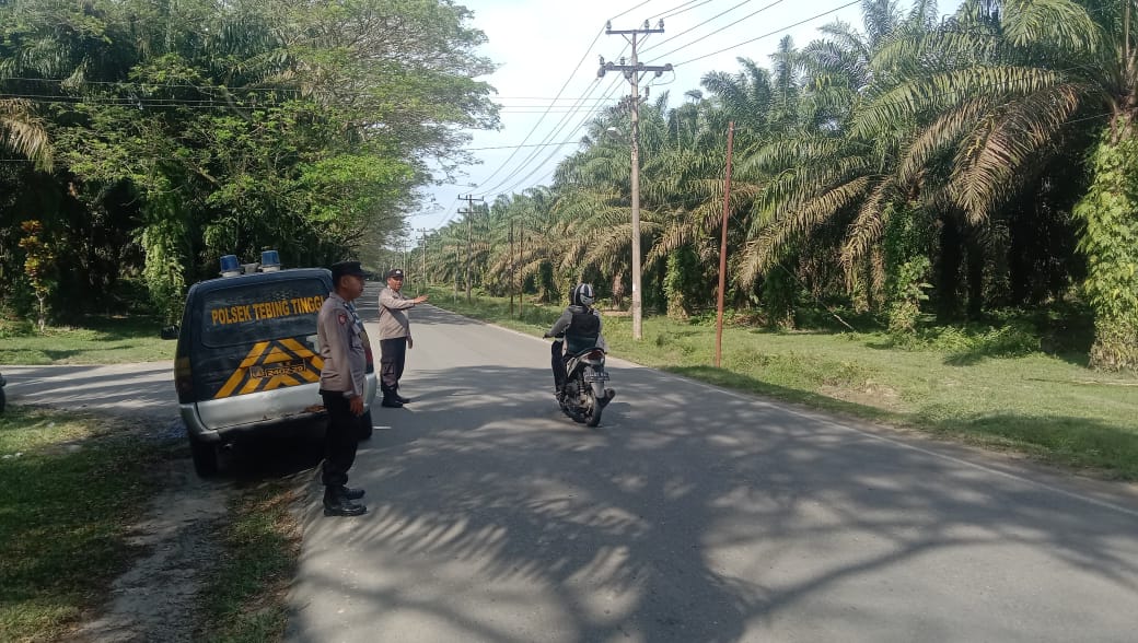 Polsek Tebing Tinggi Tingkatkan Keamanan Dengan Patroli Rutin