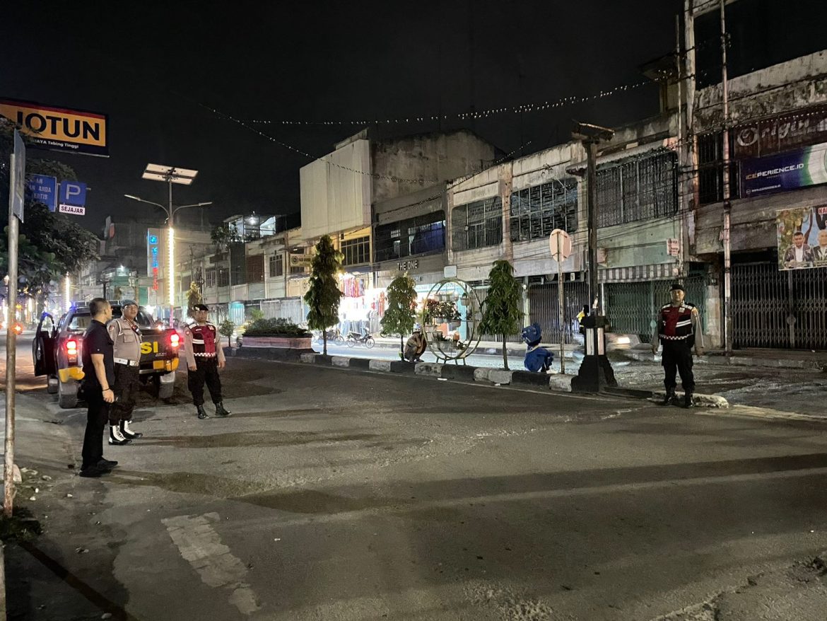 Polres Tebing Tinggi Gelar Patroli Antisipasi Kejahatan, Ciptakan Situasi Kondusif
