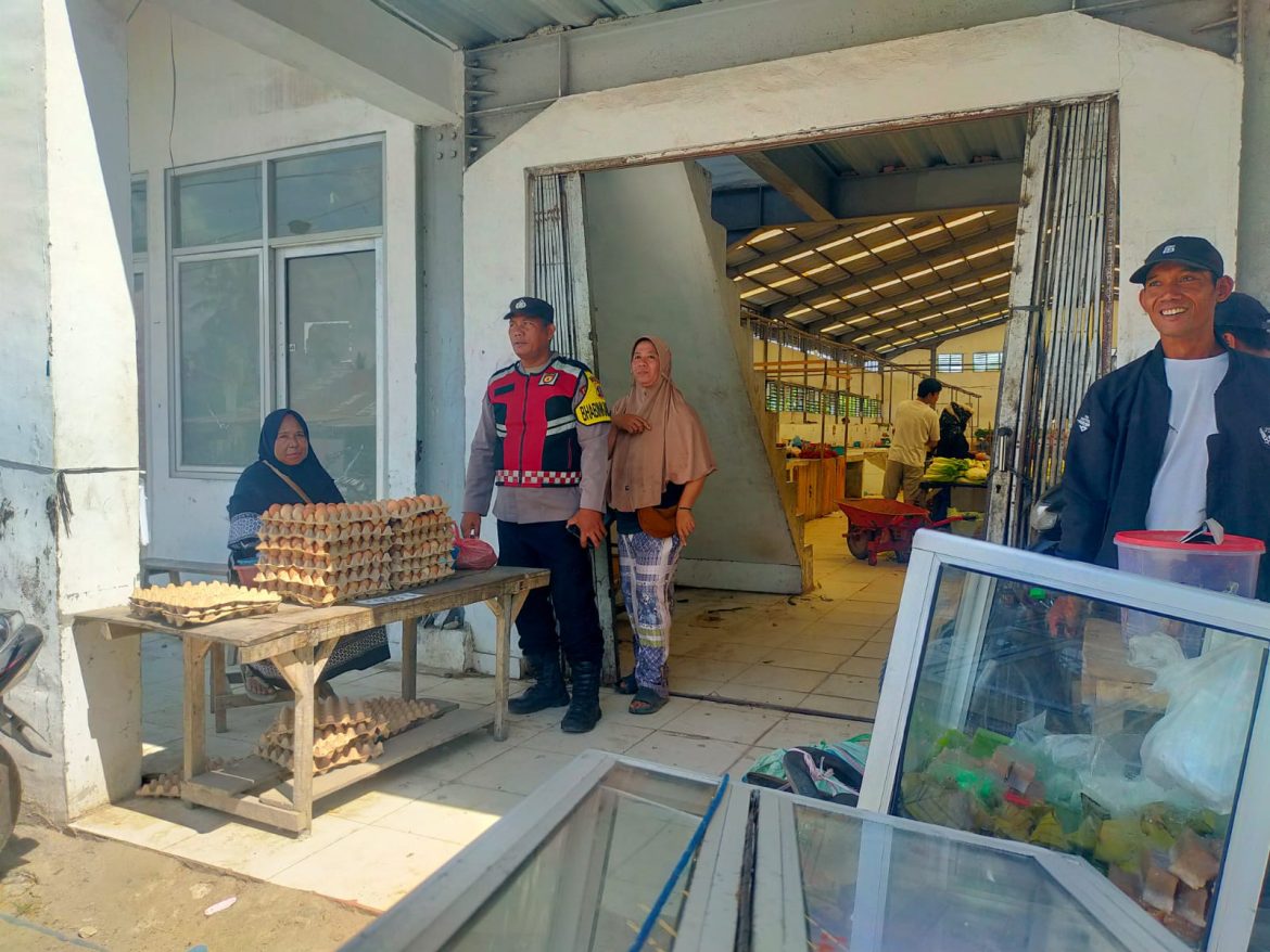 Polsek Medang Deras Cooling System dan Himbau Kamtibmas di Desa Pakam Raya