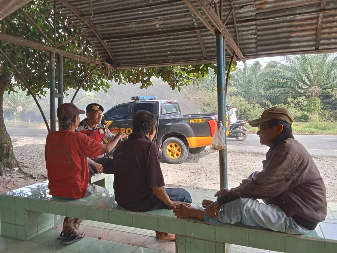 Sat Samapta Polres Batu Bara Sampaikan Pesan Kamtibmas Kepada Masyarakat