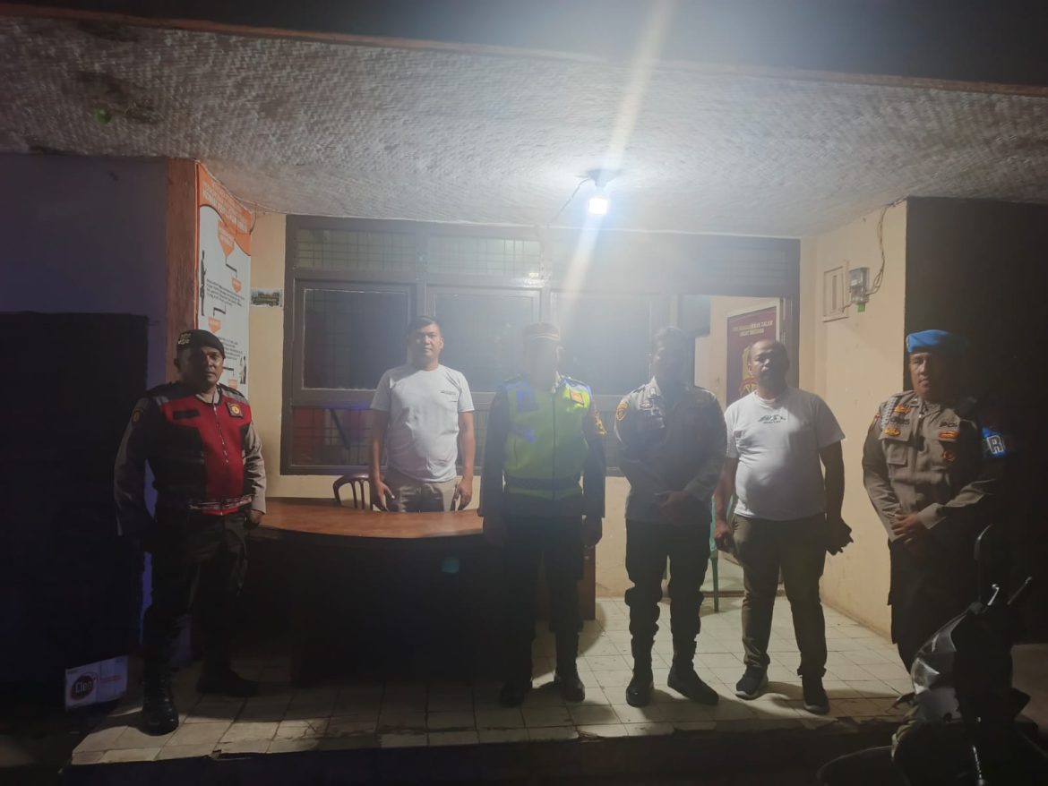 Laksanakan Patroli Malam, Polres Tebing Tinggi Pastikan Keamanan Masyarakat