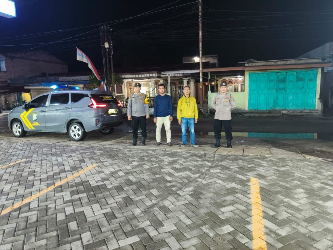 Polsek Medang Deras Antisipasi Kejahatan Jalanan Lewat Patroli Mobile
