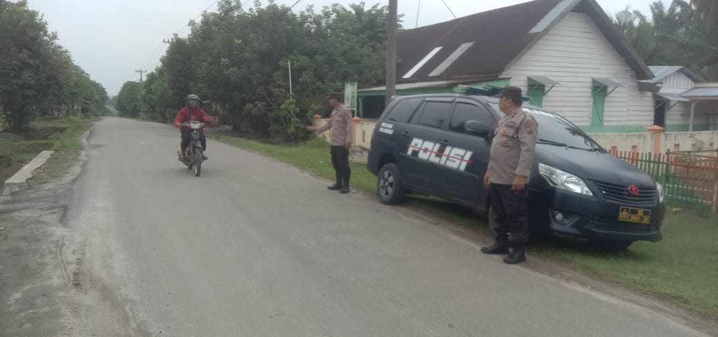 Polsek Tebing Tinggi Gencar Patroli Rutin di Wilayah Hukumnya