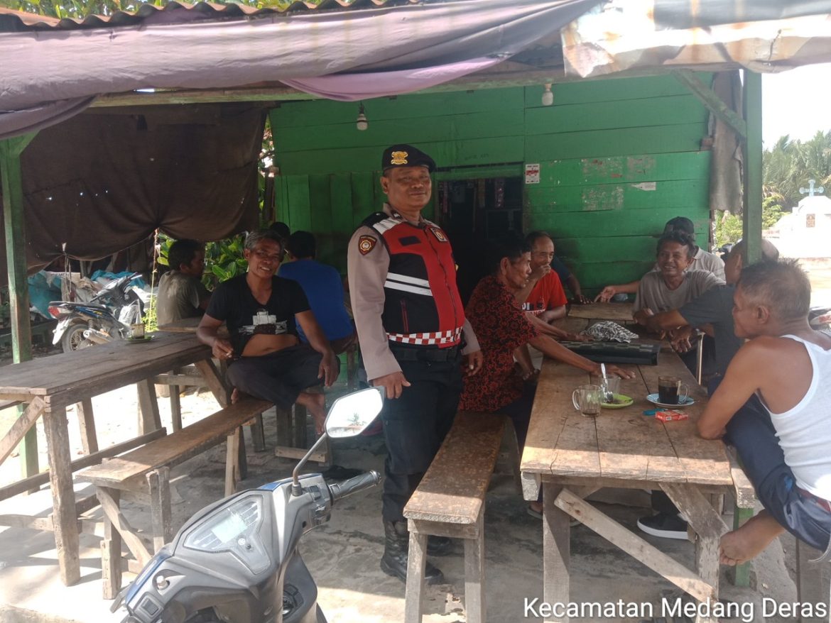 Polsek Medang Deras Cooling System Kamtibmas di Desa Sidomulyo