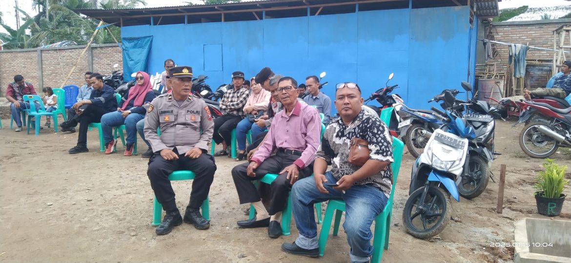 Polsek Indrapura Gandeng Tokoh Masyarakat Jaga Stabilitas Kamtibmas