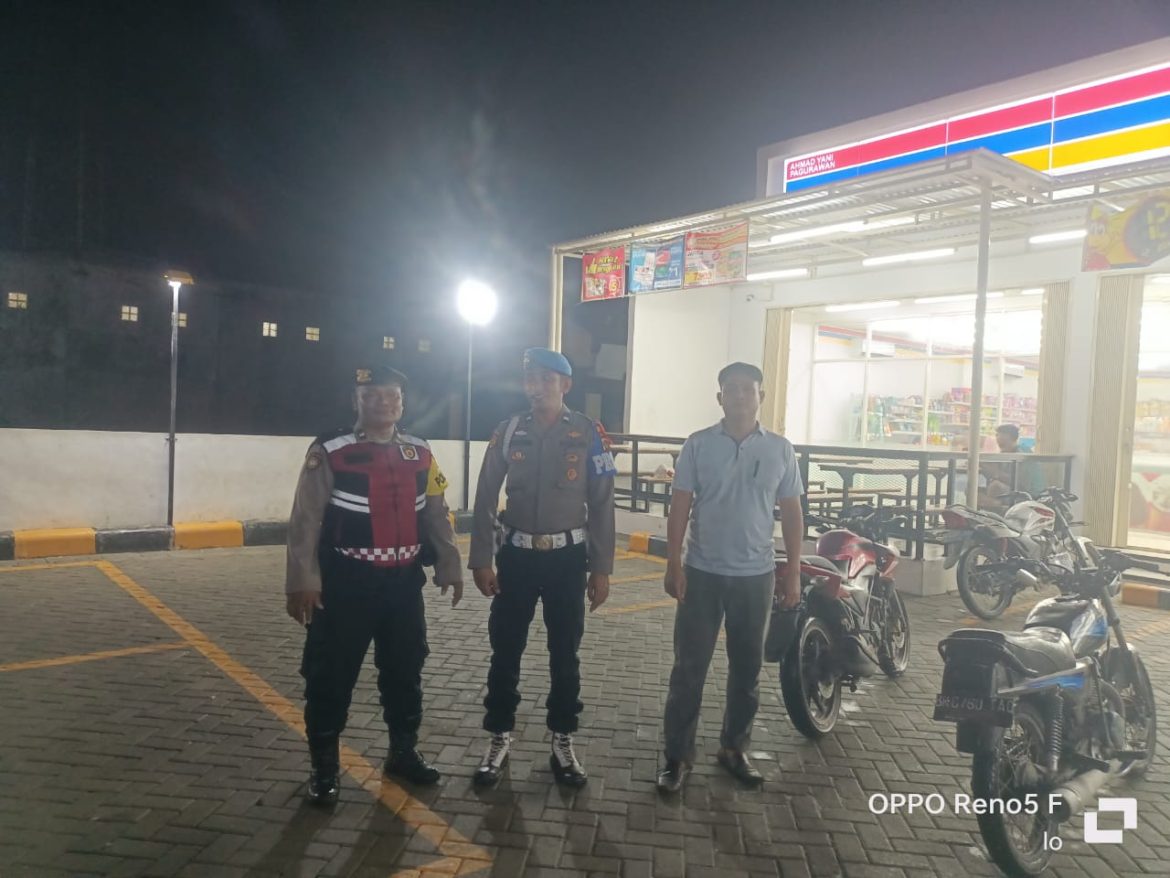 Antisipasi Kejahatan Jalanan, Polsek Medang Deras Gencarkan Patroli Mobile