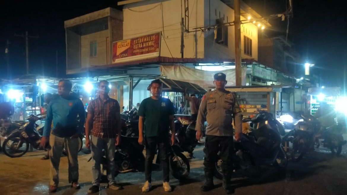 Polsek Medang Deras Jaga Kamtibmas Melalui Patroli Mobile