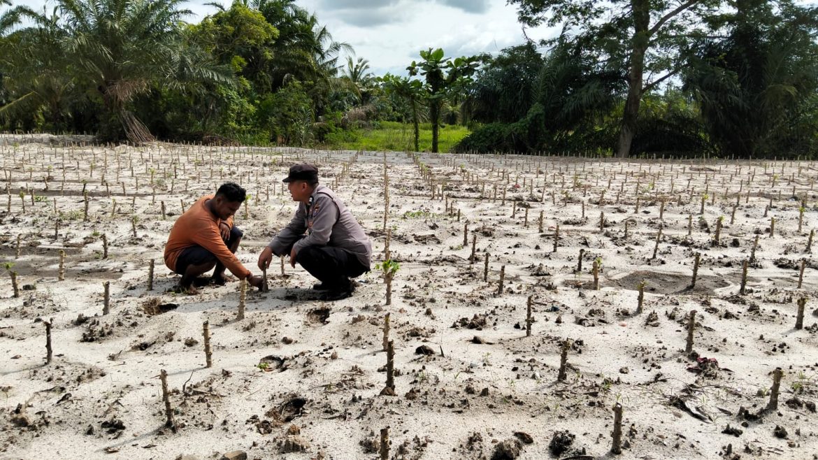 Polsek Medang Deras Dukung Program 100 Hari Kerja Presiden RI