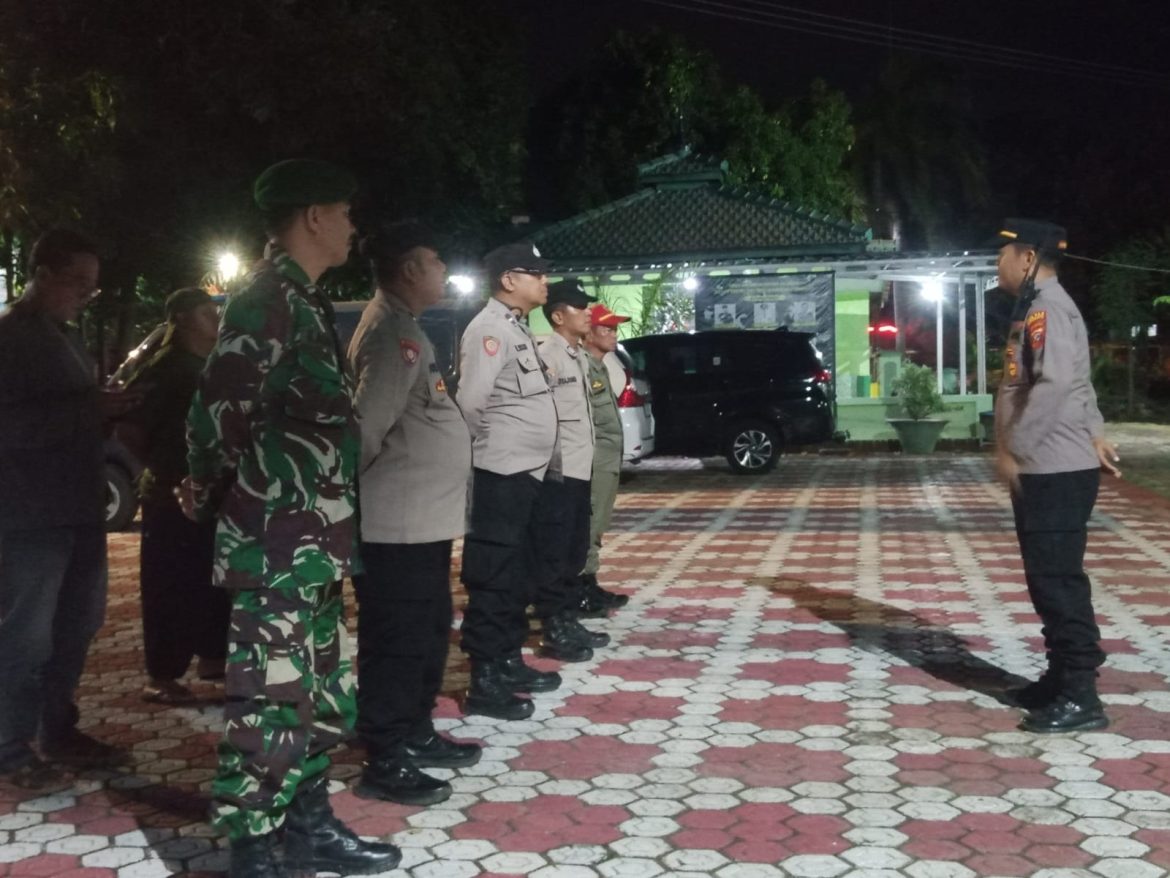 Melalui Patroli KRYD, Polsek Sindang Jaga Situasi Kamtibmas