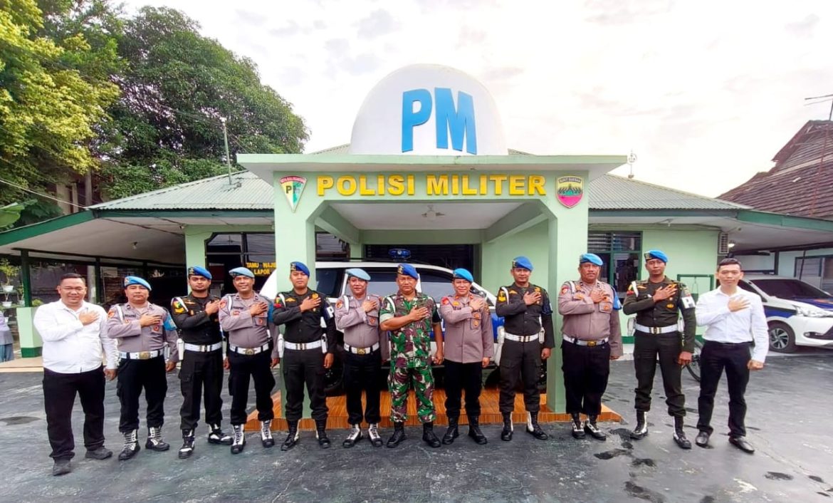 Tingkatkan Sinergitas, Sipropam Polres Tebing Tinggi Kunjungi Subdenpom I/1-1 Tebing Tinggi