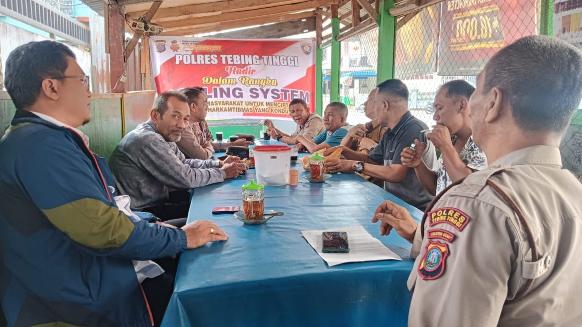 Ciptakan Kamtibmas Kondusif, Polres Tebing Tinggi Laksanakan Cooling System