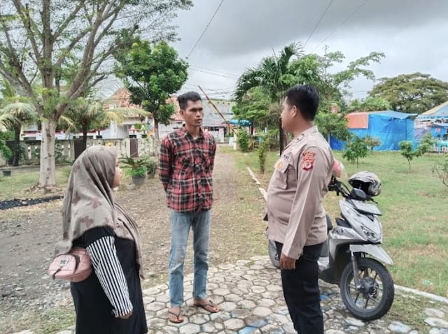 Polsek Arahan Gelar Patroli Dialogis, Wujudkan Kamtibmas Kondusif
