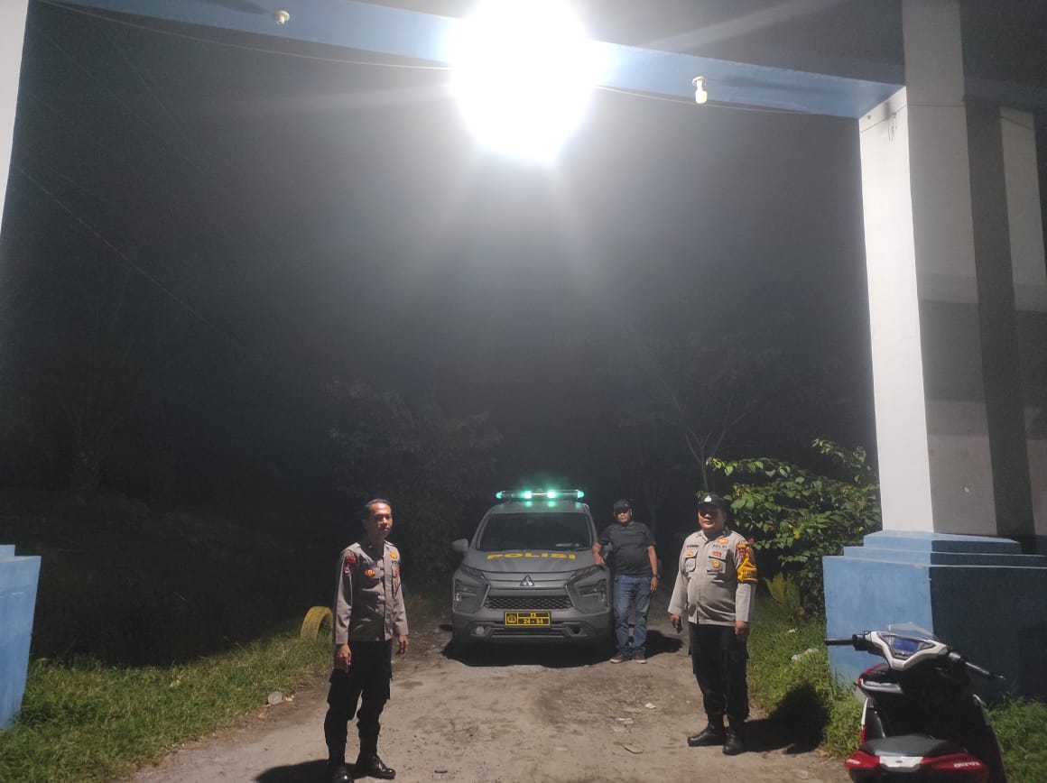 Polsek Lima Puluh Perkuat Patroli Malam Cegah Gangguan Kamtibmas