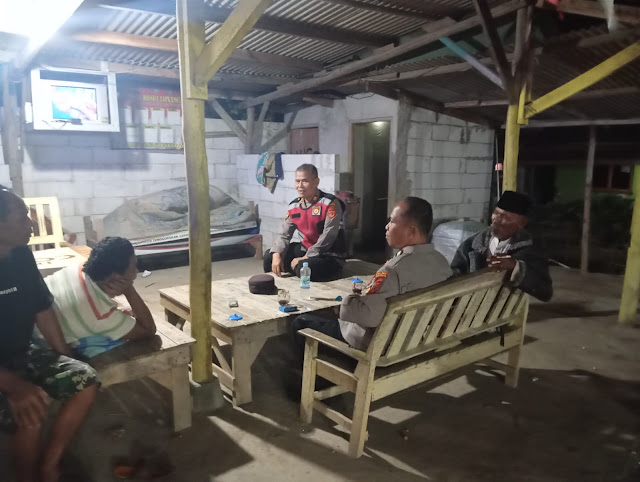 Polsek Patrol Sambang Pos Satkamling Wiralodra Presisi, Tingkatkan Keamanan Lingkungan