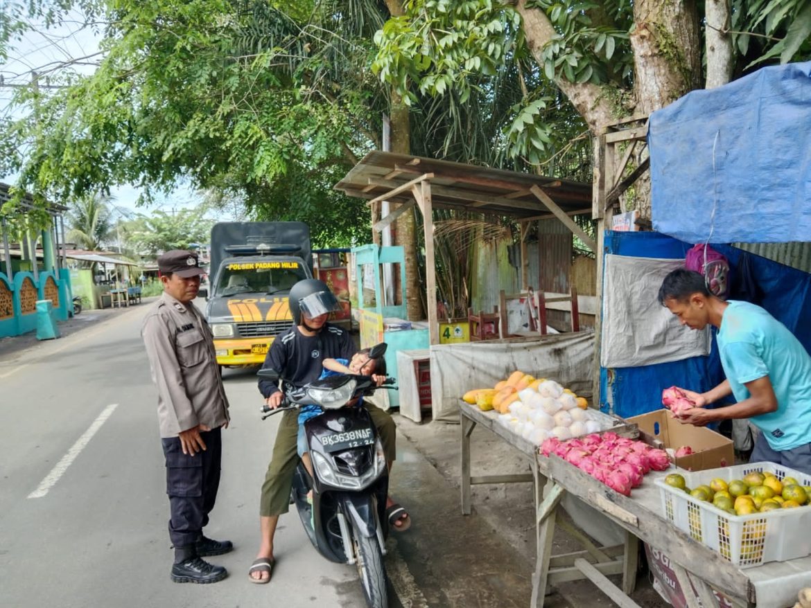 Polsek Padang Hilir Laksanakan Patroli Antisipasi Kejahatan dan Balap Liar